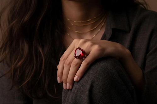 Anello cocktail pietra nascita