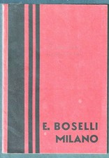 14142/3 ENRICO BOSELLI - MILANO   vedi mod. personalizzato
