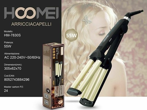 Ferro piastra capelli ondulati - ferro,