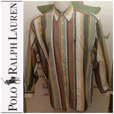 RALPH LAUREN CAMICIA RIGHE