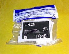 EPSON CARTUCCIA NERO T0481 ORIGINALE NUOVA STYLUS PHOTO R200 ETC NO BOX