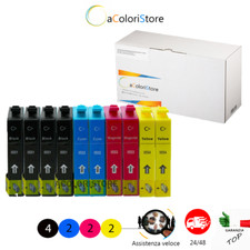 10 Cartucce compatibili per Epson Stylus Photo R240 R245 RX420 RX425 RX400 XL