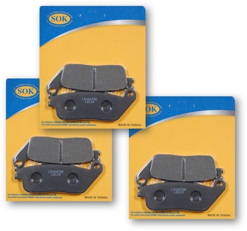 Front rear brake pads - brake,