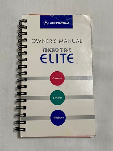 Manuale cellulare motorola - cellulare,