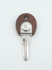 Vintage solid silver & briar-wood car key NEW to be adjusted to your old car