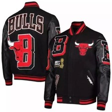 Giacca uomo nera Chicago Bulls