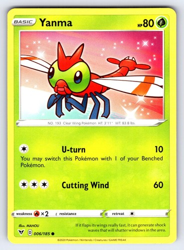 Yanma 006 185 pokemon comune - 006/185,