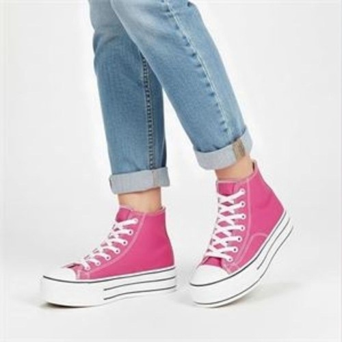 Sneakers alte donna platform
