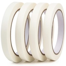 DOAY Confezione da 4 Nastro Artista Bianco - Nastro Mascherato Arte per Carta Acquerello, Tela