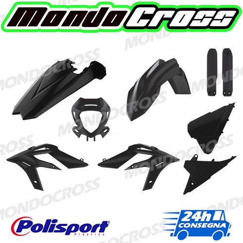Kit plastiche polisport nero - polisport,