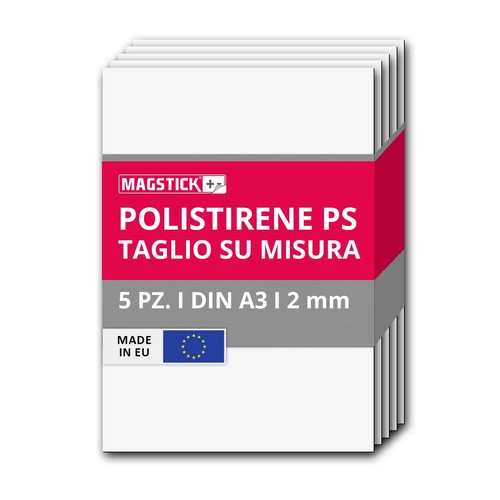 Fogli polistirene bianco - 5,
