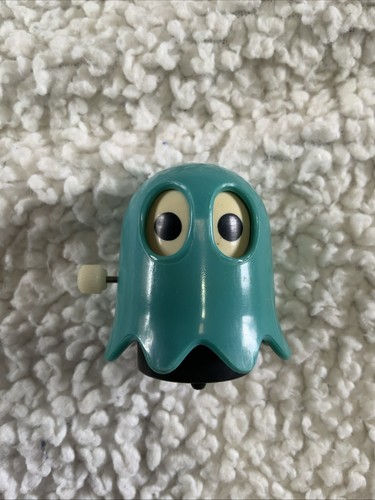 Vintage pac man - blue, ghost