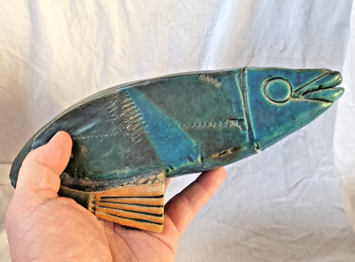 Roland bögner scultura pesce - bögner,