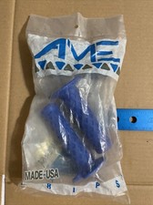 NOS Mini manopole anatomiche vintage BMX Ame GT stampate BLU