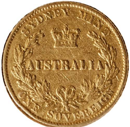 Australia 1866 sterlina - km#4,