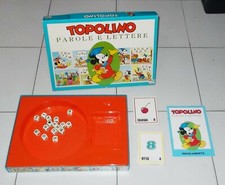 TOPOLINO PAROLE E LETTERE Editrice Giochi 1994 COMPLETO Paroliere Walt Disney