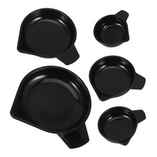  5pz Pesa Barche - Vassoio Pesatura Piatti Precisione con Beccuccio Versatore -