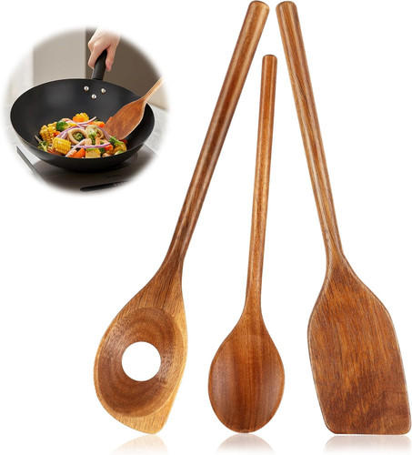 Set mestoli legno - in, 3