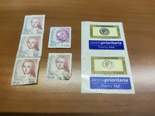 Francobolli Italiani Donne Nell' Arte + Posta Prioritaria (Priority Mail)