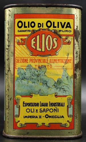 Antica scatola latta - antica, bidone