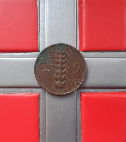 Centesimi 1934 spiga - , 5