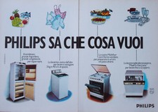 Pubblicità Advertising Italia Ritaglio 1978 PHILIPS Frigorifero Lavatrice Cucina