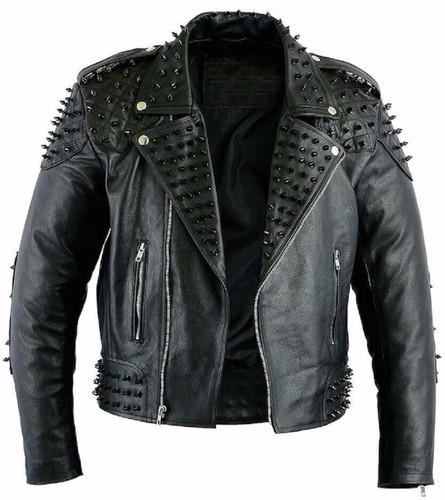 Giacca moto pelle uomo - giacca,
