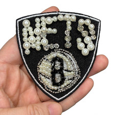 Patch cucita con perline - , di