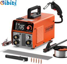 MIG135 Saldatrice a Filo Continuo Senza Gas 135A 220V Sinergia Elettrodo Saldatr