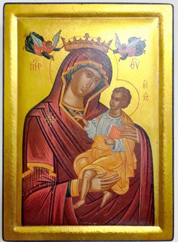 Icona greca dipinta - icona,