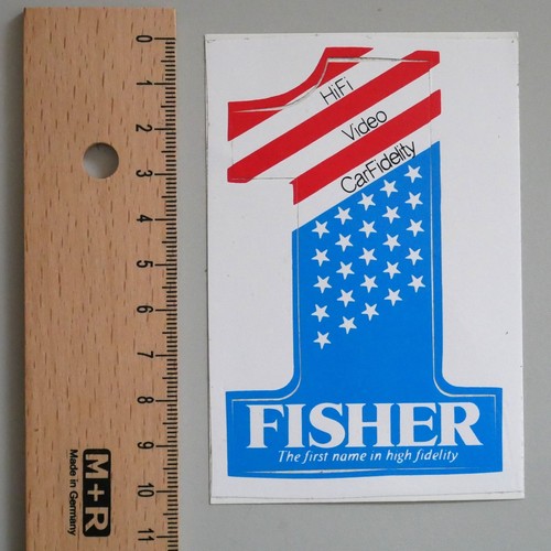 Vecchio adesivo fisher - vecchio,