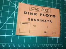 RIPRODUZIONE biglietto brescia palazzetto PINK FLOYD 19 giugno 1971