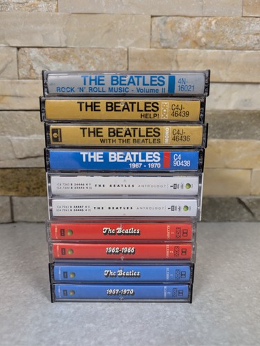 The beatles cassette tape lot - beatles,