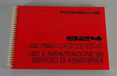 Uso manutenzione porsche 924 - uso,