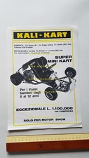 Kali Kart Super Mini Kart bambini depliant originale italiano