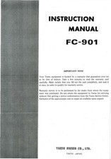 Manuale di istruzioni Operating Instructions per Yaesu FC-901 