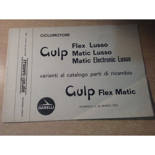 Catalogo garelli gulp - catalogo, flex