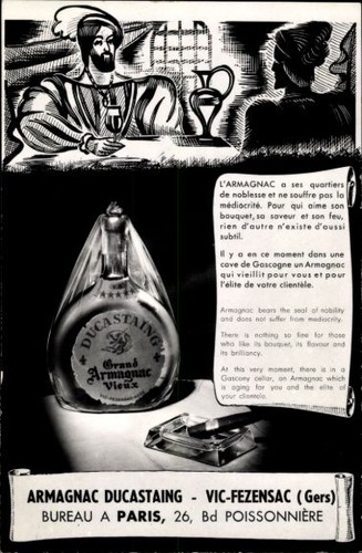 Cartolina pubblicità alcool - pubblicità,,