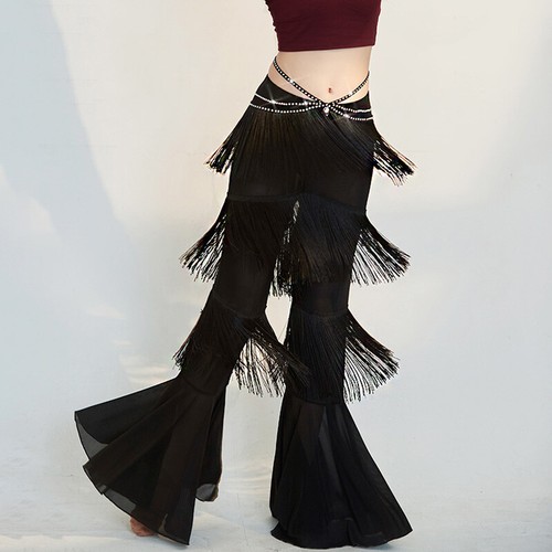 Pantaloni frangi con frange - frangi,