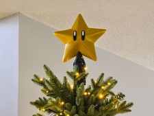 Puntale Stella Super Mario Bros Per Albero Di Natale