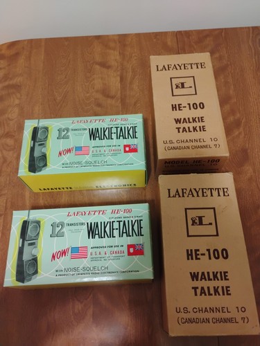Walkie talkie lafayette 100 - walkie, he-100
