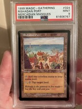MTG Rishadan Port Maschere Mercadiane Rare Psa 9 Come Nuove