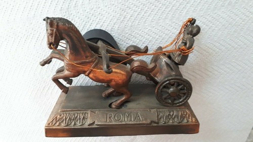 Statua metallo color bronzo - color,