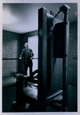 1976 Sedia Elettrica Texas State Prison Death Row Stampa Foto