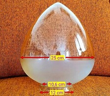 Boccia Palla di Vetro Per Lampione Lampadario Lampioncino Ampolla Sfera 25 10 11