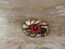 Spilla Bigiotteria in argento 800  Brooch Broche vintage  (V3) ^