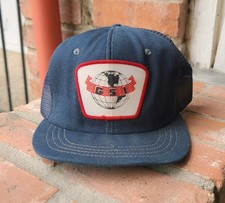Vintage GSI Denim Trucker Hat