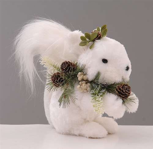 Scoiattolo peluche white - peluche,
