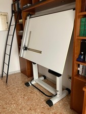 tavolo da disegno tecnigrafo Bieffe, di colore bianco, dimensioni 150 x 70