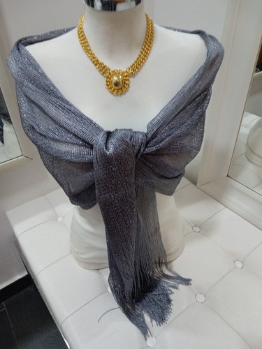 Stola filo grigio - stola,